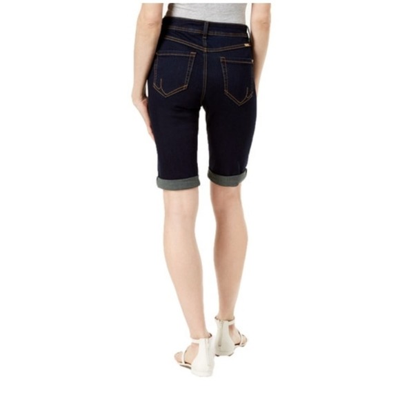 INC Tikglo Cuffed Denim Bermuda Shorts 10 - Picture 3 of 10